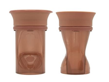 Vaso Difrax 360 grados de 250 ml antiderrames ladrillo Reacondicionado Sale