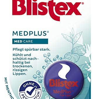 Blistex MedPlus - Balsamo de labios (fuerte cuidado, extremadamente refrescante, para labios agrietados, quemados, secos y sin brillo) Embalaje Deteriorado Discount