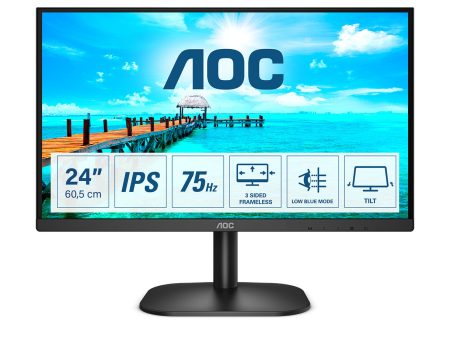 AOC B2 24B2XDAM 23.8 FHD VA 4ms 75HZ Flicker-Free Caja abierta Sale